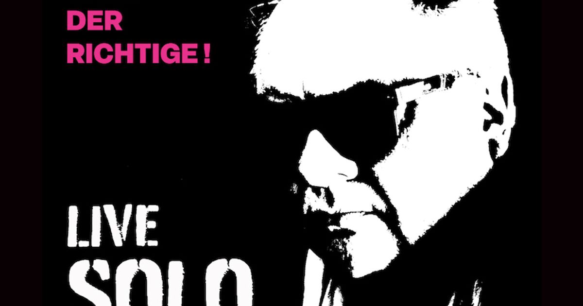 Heinz Rudolf Kunze - Das sagt der Richtige - Live Solo