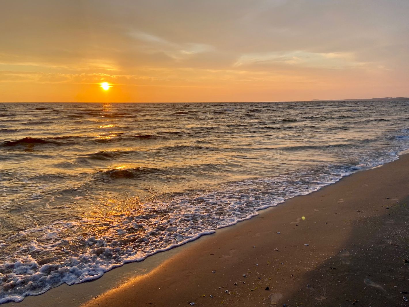 Sonnenuntergang über der Ostsee