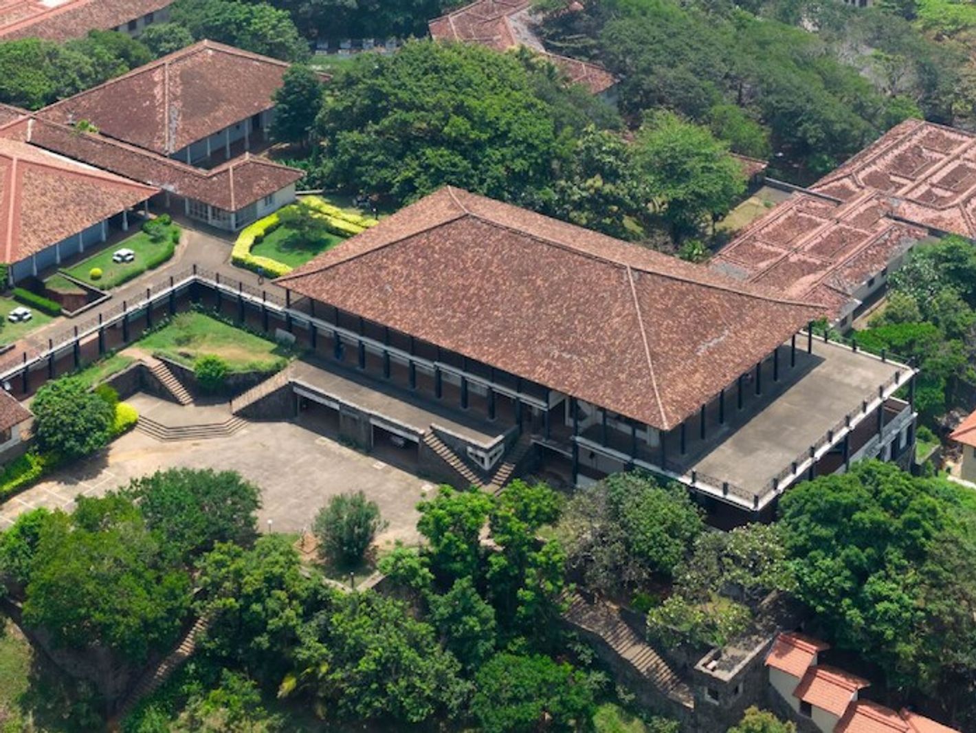 Luftaufnahme, Universität Ruhuna, Matara, Sri Lanka, 2026
