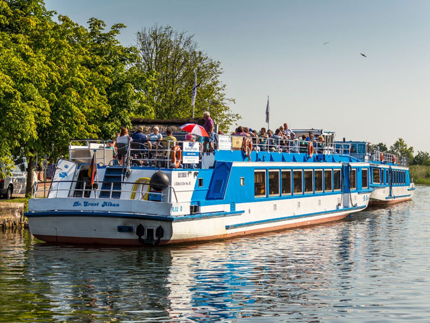 Schifffahrt auf dem Plauer See