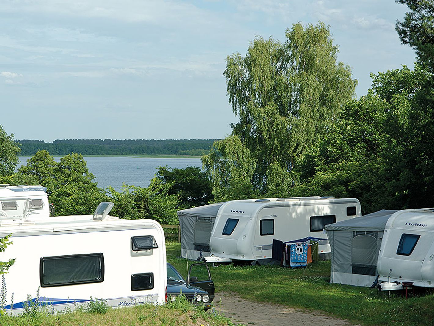 Mietwohnwagen am Woblitzsee