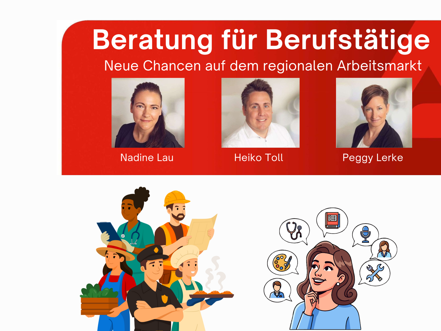 Veranstaltungsfoto Berufsberatung für Berufstätige in der Regionalbibliothek Neubrandenburg | © Regionalbibliothek Neubrandenburg