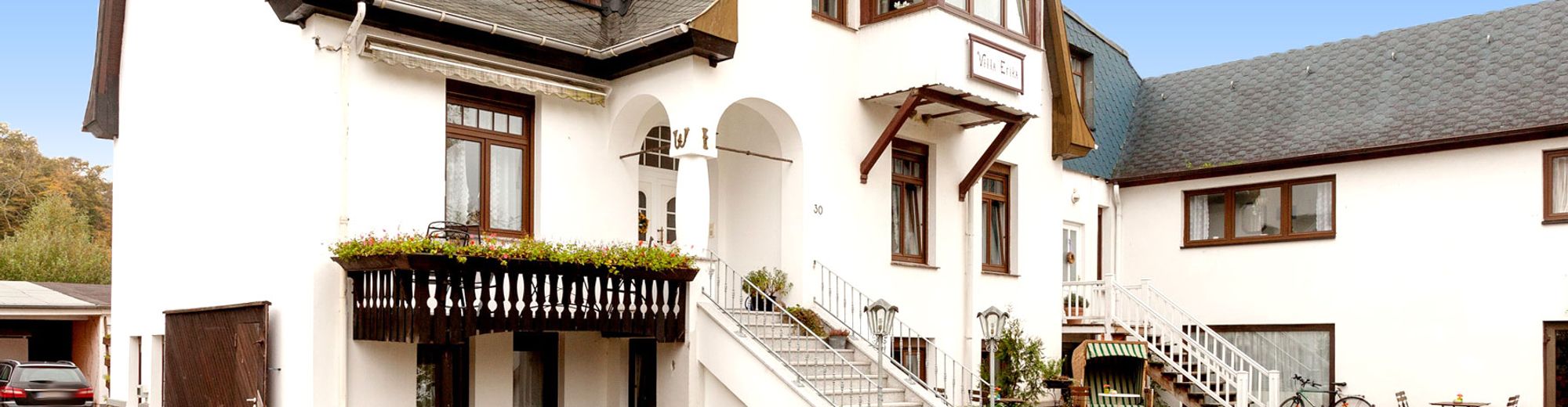 Außenansicht der Villa Erika