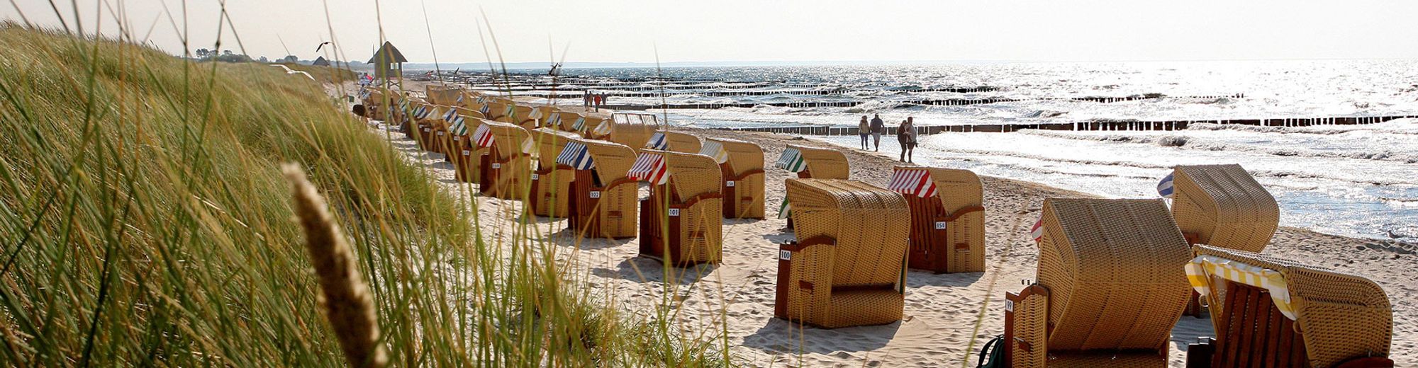Ostseestrand mit Strandkörben