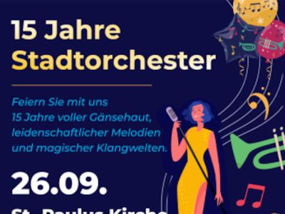 Plakat Stadtorchester Buxtehude