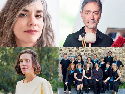 Katharina Mevissen © Maischa Souaga, Natascha Gangl © Daniel Sostaric; Christian Dierstein © Peter Gwiazda, Chor der Singenden Hände © Leif Möhr