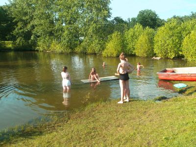 Badeteich am Campingplatz