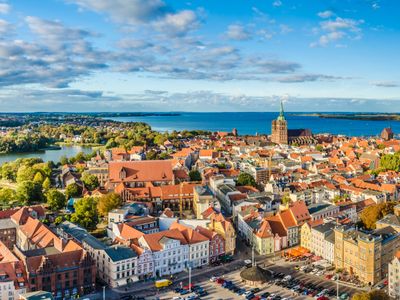 Pamoramablick über Wismar | © riebevonsehl  - stock.adobe.com