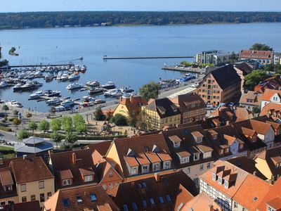 Blick vom Marienkirchturm zum Warener Hafen | © holger.l.berlin  - stock.adobe.com