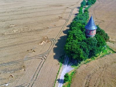 Luftbild Wasserturm Hagenow | © reindesign-sn - stock.adobe.com