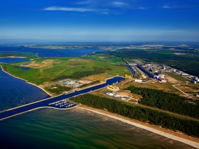 Luftbild Lubmin Industriehafen | © fotowunsch - stock.adobe.com