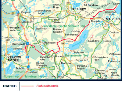Radtour von Salem nach Serrahn - Ein Ausflug mit dem Fahrrad