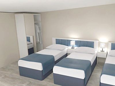 Apartment mit Dreibettzimmer