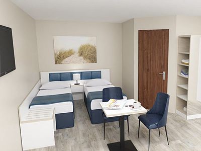 Doppelzimmer mit 2 Betten