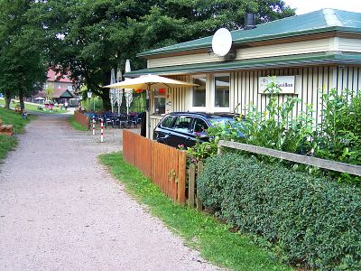 Restaurant Seepavillon mit Terrsasse