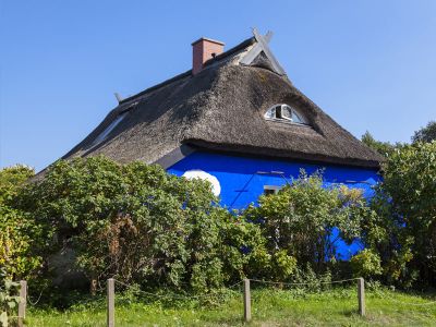 Blaue Scheune