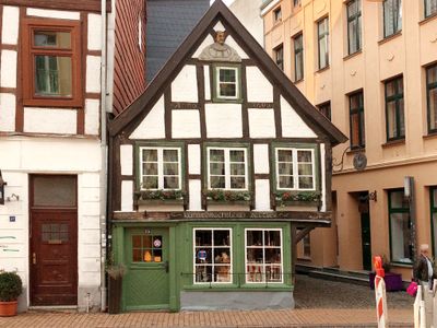 Altes Fachwerkhaus in Schwerin