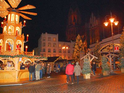 Besuch des Schweriner Weihnachtsmarktes
