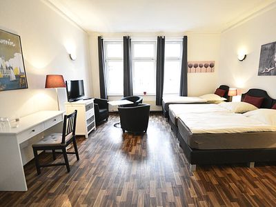 Dreibettzimmer in der Pension