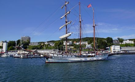 Segelschiff Loth Lorien im Hafen Sassnitz | © brudertack69 -  stock.adobe.com