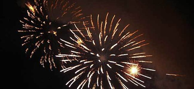 Feuerwerk zu Silvester