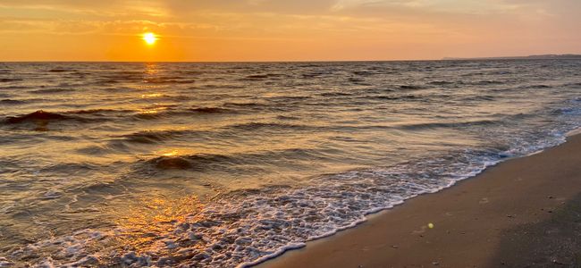 Sonnenuntergang über der Ostsee