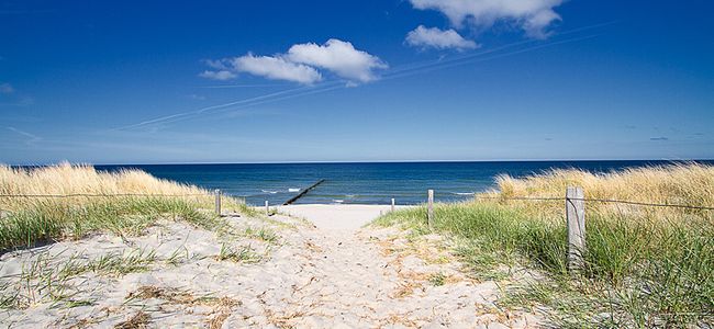 Zugang zum Ostseestrand