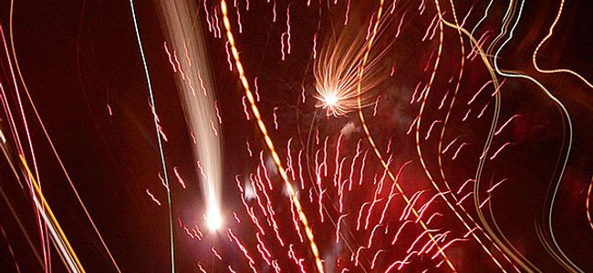 Fireworks on New Year's Eve