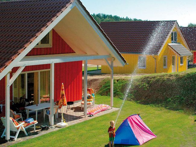 Ferienhäuser und Bungalowzelt am Woblitzsee