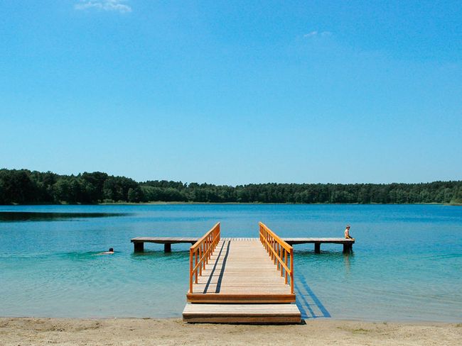 Campingplatz am Weißen See