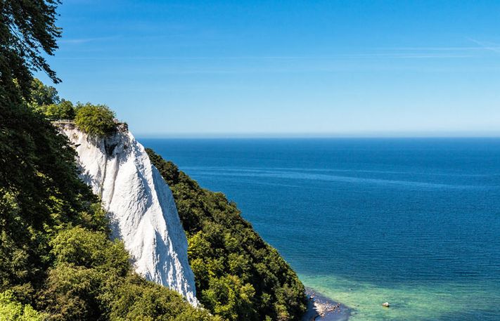 Kreidefelsen auf der Insel Rügen