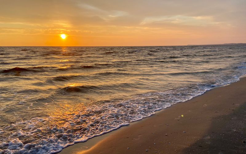 Sonnenuntergang über der Ostsee