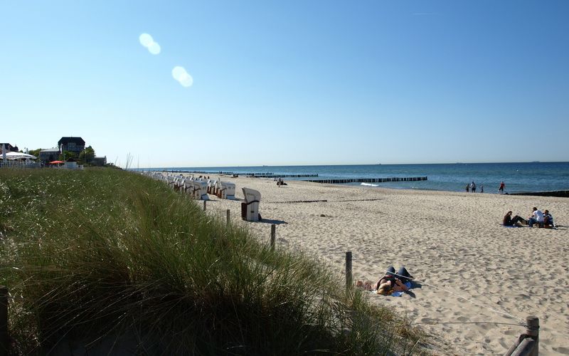 Strand in Kühlungsborn mit Strandkörben