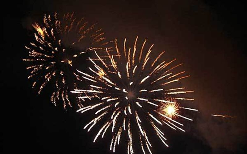 Feuerwerk zu Silvester