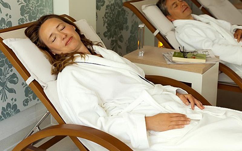 Relaxation in the wellness area