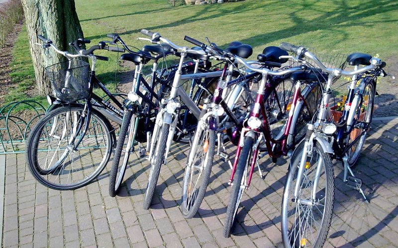 Fahrradverleih im Ferienpark