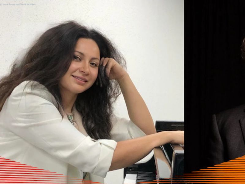 Irene Russo und David de Haan
