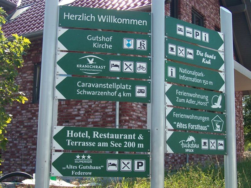 Hinweisschild | © mvp.de - JP
