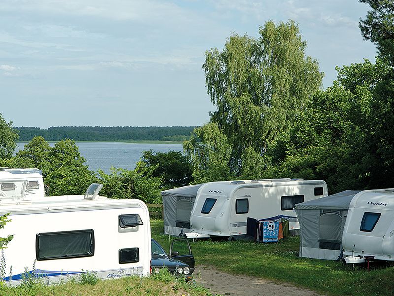 Mietwohnwagen am Woblitzsee