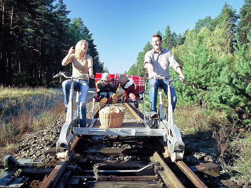 Mecklenburger Draisinenbahn - Strecke: Karow - Borkow