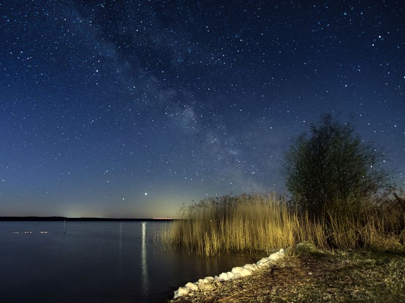 Sternenhimmel am Goldberger See - weitere Infos siehe Text | © Evelin Kartheuser