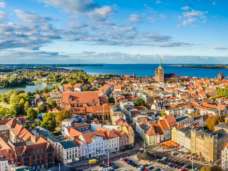 Pamoramablick über Wismar | © riebevonsehl  - stock.adobe.com