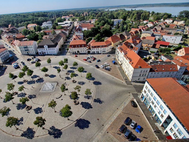 Luftbild vom Marktplatz | © holger.l.berlin - stock.adobe.com