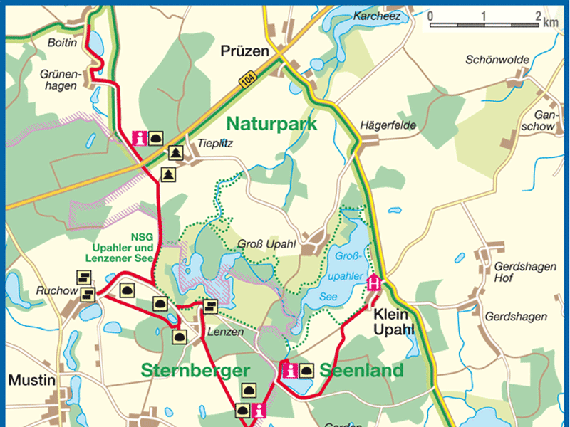 Wandertour 19 km von Boitin bis Klein Upahl