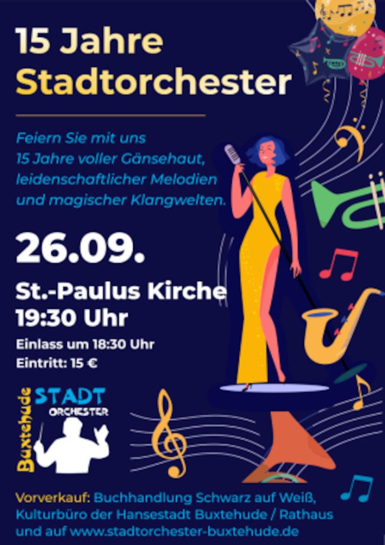 Plakat Stadtorchester Buxtehude