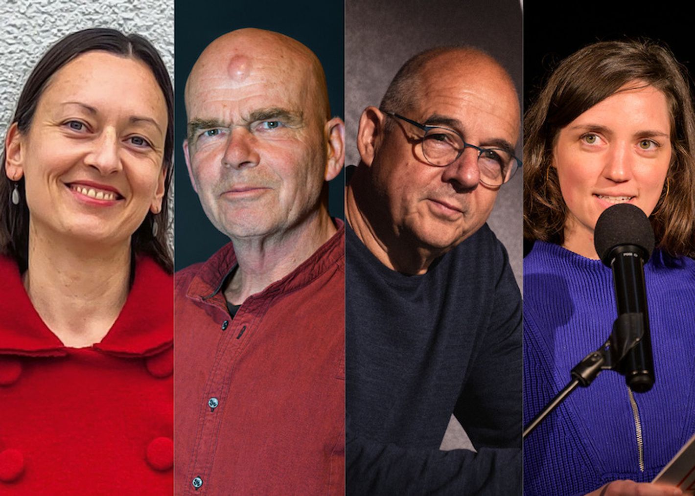 Christina Müller © privat, Christoph Müller © MiNZ&KUNST, Karl-Heinz Ott © Betty Einhaus, Christin Schäfer © Marc Doradzillo
