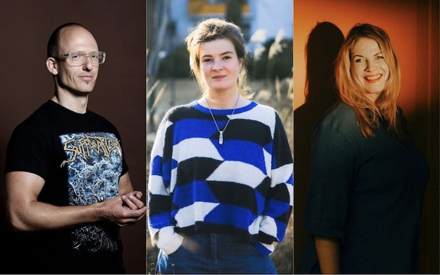 Jörg Scheller © Annick Ramp; Sophia Fritz © Paula Winkler; Rabea Weihser © Lena Giovanazzi