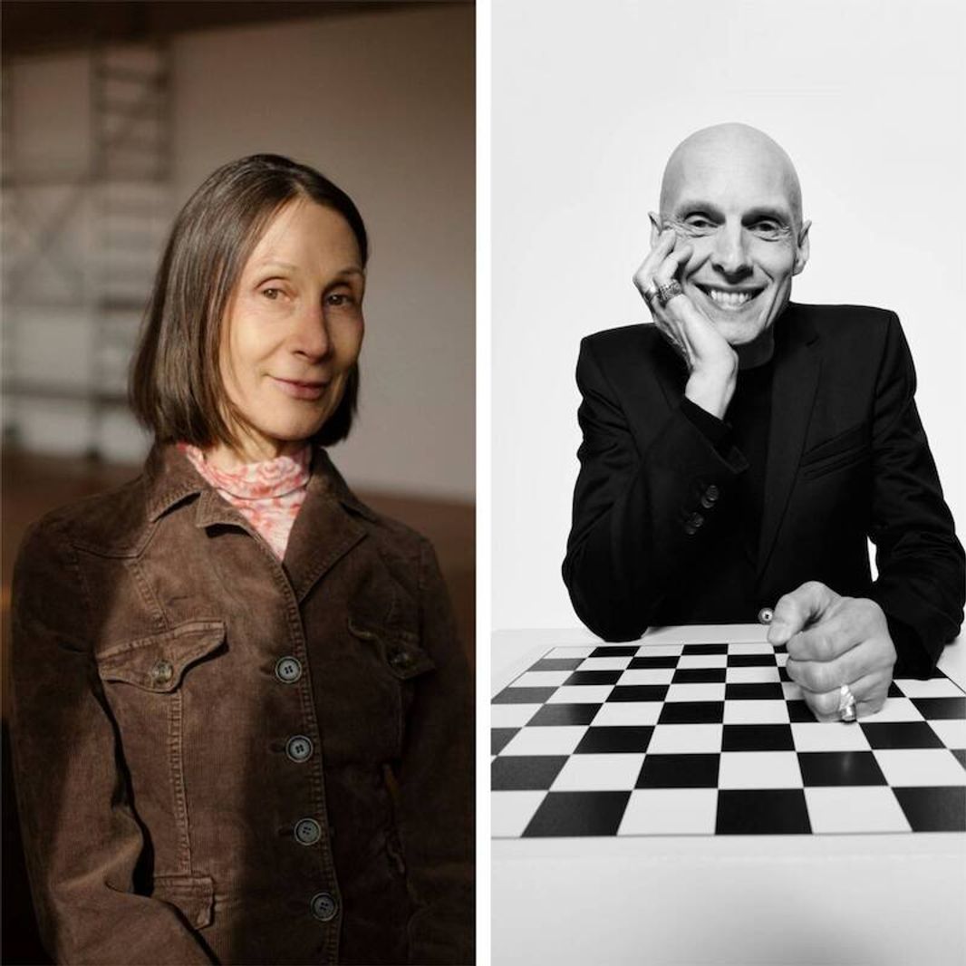 Foto Martina Hefter: © Maximilian Goedecke; Foto Michael Lentz: © Victor Pattyn