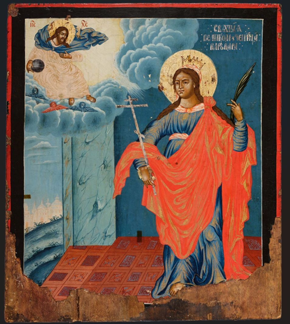 Hl. Barbara, Ikonenmuseum Frankfurt