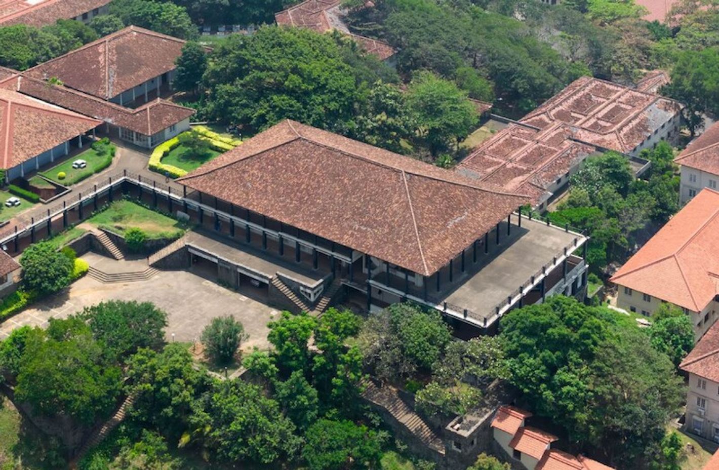 Luftaufnahme, Universität Ruhuna, Matara, Sri Lanka, 2026